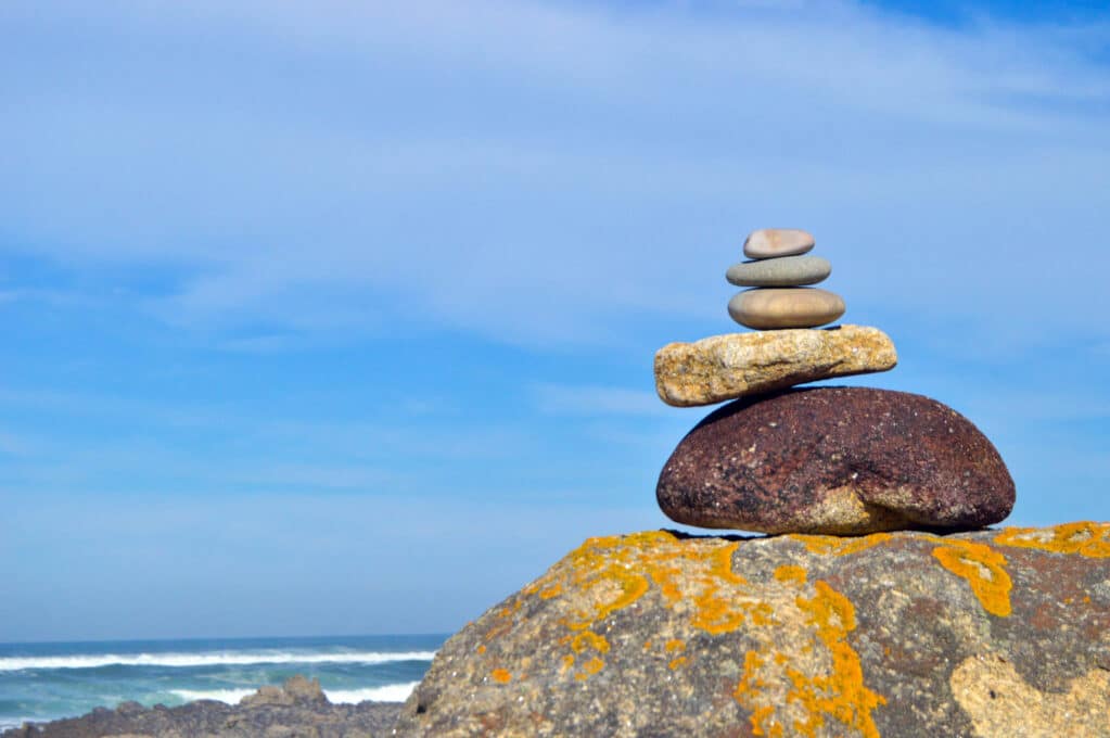 photo of rock pile