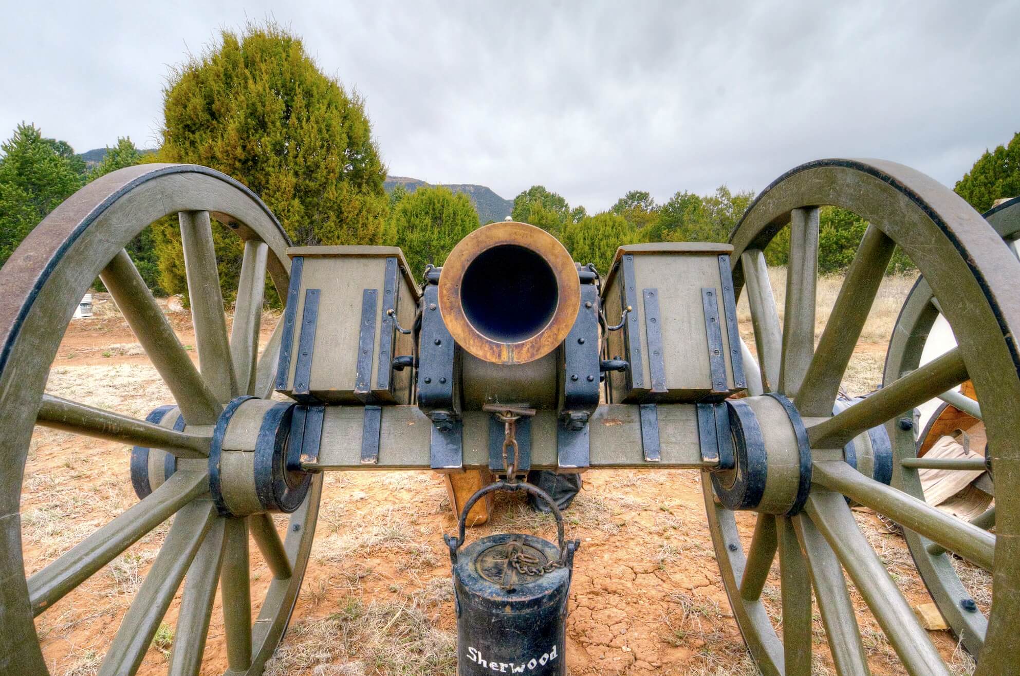 photo of a cannon