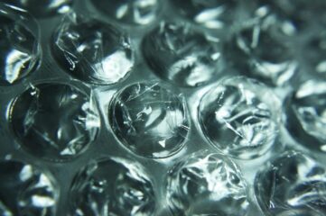 photo of bubble wrap